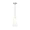 Z-Lite Farrell 1 Light Pendant, 6in. W x 11in. H, Brushed Nickel 3043P6-BN - alternate 1